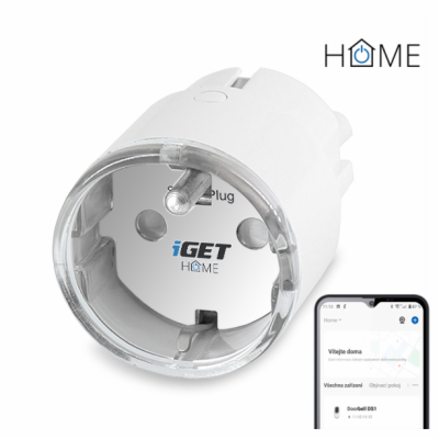 iGET HOME Power 1 - WiFi chytrá zásuvka 230V, samostatná,...