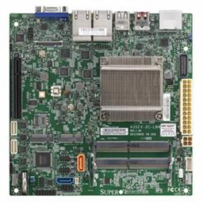 SUPERMICRO mini-ITX  MB Atom x6425E (4-core), 2x DDR4 ECC...