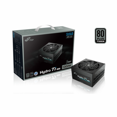 FSP HYDRO Ti PRO/1000W/ATX 3.0/80PLUS Titanium/Modular/Re...