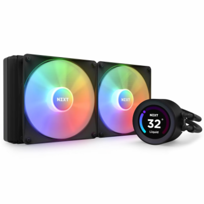 NZXT vodní chladič Kraken 280 ELITE RGB / 2x140mm RGB fan...