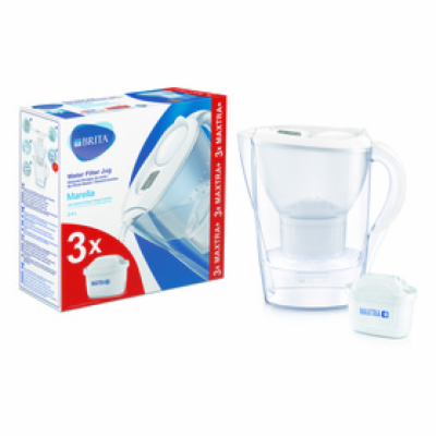 Brita Marella Starter Pack bílá 2,4l + 3 vodní filtry Max...