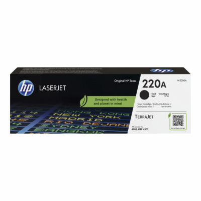 HP toner 220A - Černý 2000str. (W2200A) - pro Color Laser...