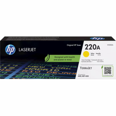 HP toner 220A - Žlutý 1800str. (W2202A) - pro Color Laser...