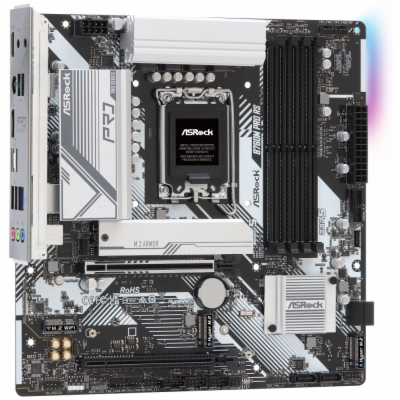 ASRock MB Sc LGA1700 B760M PRO RS, Intel B760, 4xDDR5, 1x...