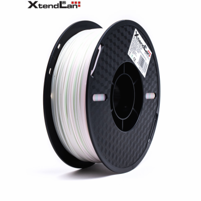 XtendLAN PLA filament 1,75mm svítící duhový 1kg