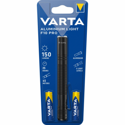 Svítilna VARTA Aluminium Light F10 Pro vč.2R3  16606