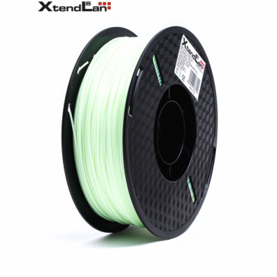 XtendLAN PLA filament 1,75mm svítící zelený 1kg