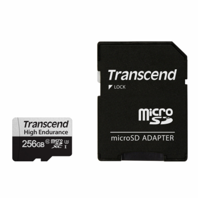 Transcend 256GB microSDXC 350V UHS-I U1 (Class 10) High E...