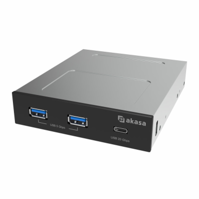 Akasa AK-ICR-36 AKASA USB hub USB 20Gbps + 2x 5Gbps Type-C