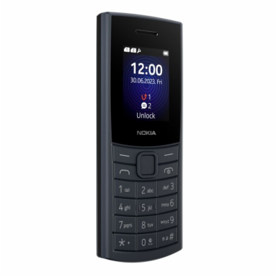 Nokia 110 4G Dual SIM, černo-modrá (2023)
