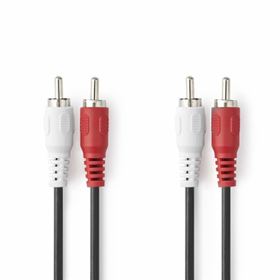 NEDIS stereo audio kabel RCA/ 2x zástrčka RCA - 2x zástrč...