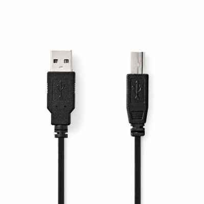 Nedis CCGL60100BK20 USB 2.0, USB-A Zástrčka - USB-B Zástr...