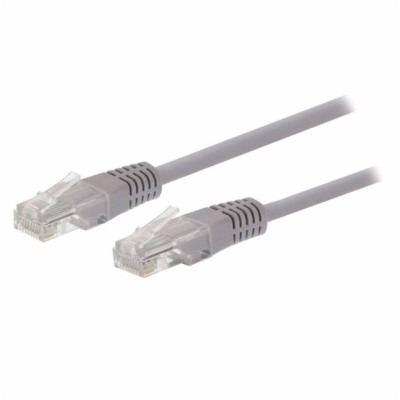 C-Tech CB-PP5-1.5 patch, Cat5e, UTP, 1,5m, šedý Kabel C-T...