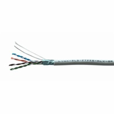 Lynx CS LYNX-SLD-FTP5E-RLX-GR FTP, Cat5E, drát, PVC, Eca,...