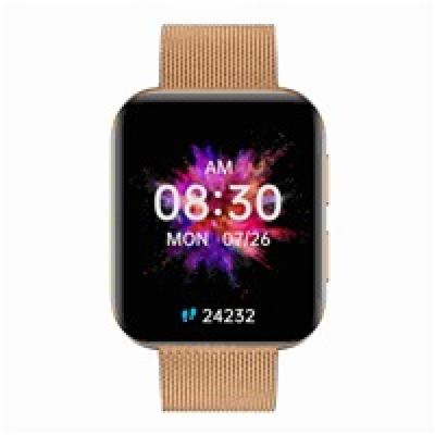 Garett Smartwatch GRC MAXX Gold steel