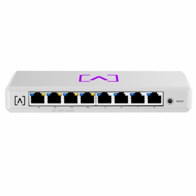 ALTA Switch 8 POE - 8x Gbit RJ45, 4x PoE 802.3at (PoE bud...