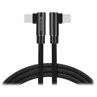 Swissten kabel Arcade USB-C/USB-C 1,2m, černá Swissten te...