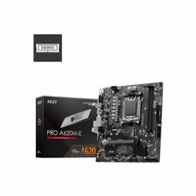 MSI MB Sc AM5 PRO A620M-E, AMD A620, 2xDDR5, 1xHDMI, 1xVG...