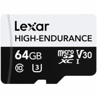 Lexar paměťová karta 64GB High-Endurance microSDHC/microS...