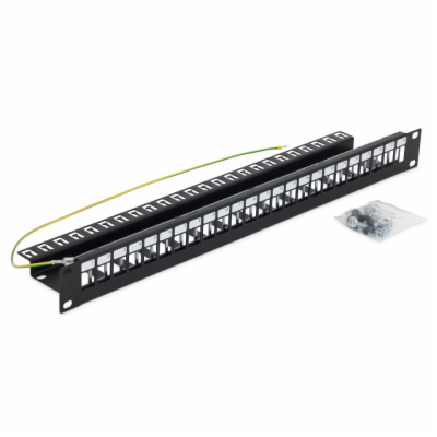 Triton 19  modulární patch panel 1U pro max. 24ks keyston...