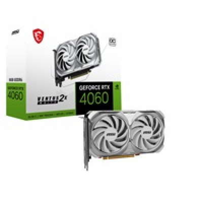 MSI VGA NVIDIA GeForce RTX 4060 VENTUS 2X WHITE 8G OC, 8G...