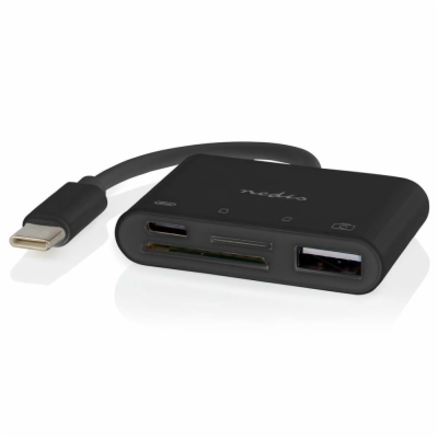 NEDIS USB hub/ 1x USB-C/ 1x USB-A/ 1x USB-C/ 4 porty port...