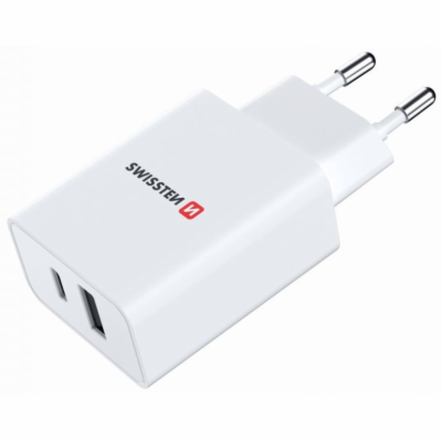 Swissten síťový adaptér power delivery 30w 1x usb-c + 1x ...