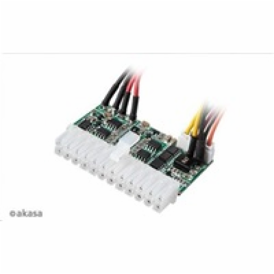 AKASA adaptér AK-PE200-01, 200W DC-to-DC ATX, 4-pin DIN