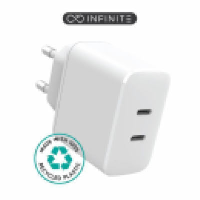 eSTUFF INFINITE Charger USB-C, EU  PD 35W, 100 % recyklov...