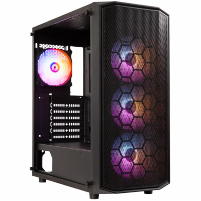 BitFenix skříň Garen / ATX / 4x120mm ARGB fan / 2xUSB 3.0...