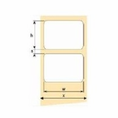 OEM termoetikety 100mm x 50mm, cena za 500ks (BPA free)