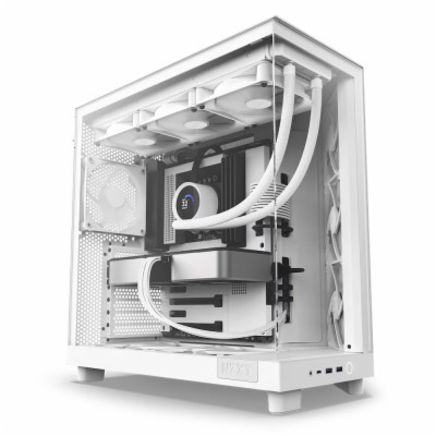 NZXT skříň H6 Flow dvoukomorová / MidT / 3x120mm fan / 2x...