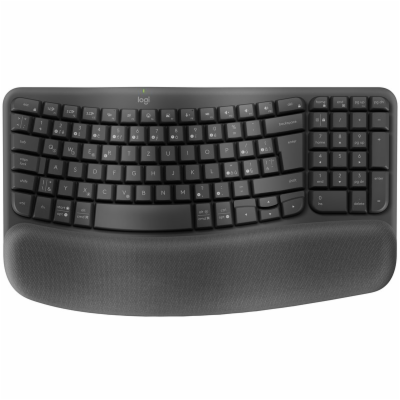 Logitech klávesnice Wave keys - bezdrátová/bluetooth/ergo...