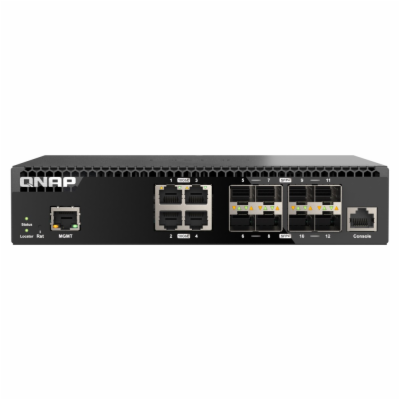 QNAP řízený switch QSW-M3212R-8S4T (4x 10GbE porty + 8x 1...