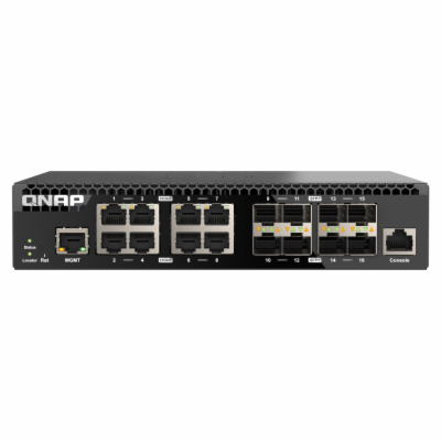 QNAP řízený switch QSW-M3216R-8S8T (8x 10GbE porty + 8x 1...