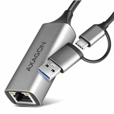 AXAGON adaptér USB-A + USB-C na GLAN(RJ-45) / ADE-TXCA / ...