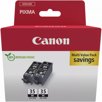 Canon cartridge PGI-35Bk Black (PGI35BK) Twin pack / 2x B...