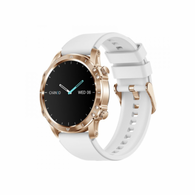 CARNEO Adventure HR+ 2nd Gen/Rose Gold/Sport Band/White