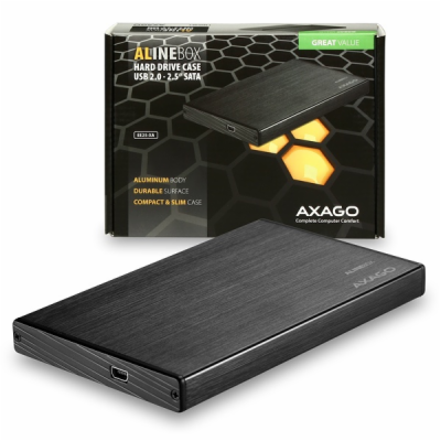 AXAGON externí box na 2,5" disk / EE25-XA / USB 2.0 / hli...