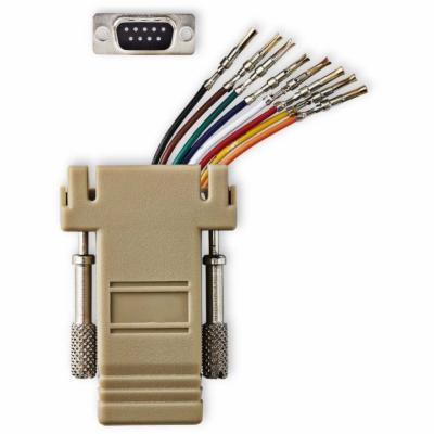 NEDIS serial adaptér/ zásuvka D-SUB 9-Pin - zásuvka RJ45/...