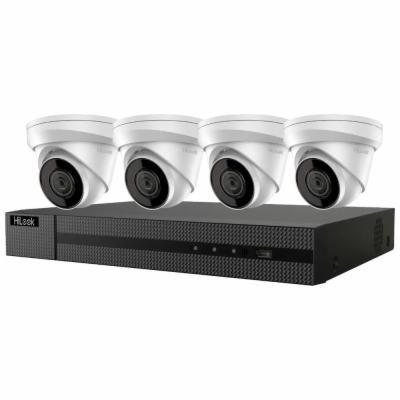 HiLook Powered by HIKVISION/ 4K PoE Turret KIT/ IK-4248TH...