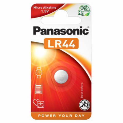 Baterie Panasonic LR 44, alkaline (13GA)