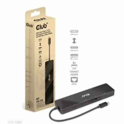 Club 3D dokovací stanice USB-C 3.2 Gen1 6in1 Hub 1x USB-C...