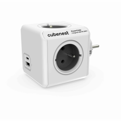 Cubenest Powercube Original USB PD 20W, A+C, 4× zásuvka, ...