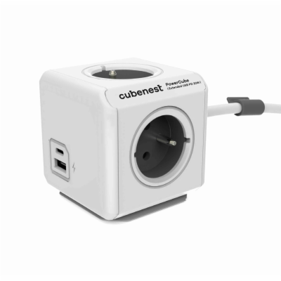 Cubenest Powercube Extended USB PD 20W, A+C, 4× zásuvka, ...