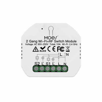 Smart ovladač osvětlení MOES Switch Module MS-104B Blueto...