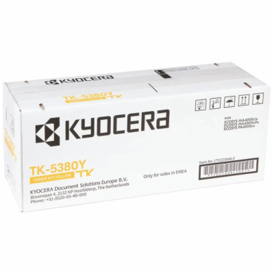 Kyocera toner TK-5380Y yellow na 10 000 A4 (při 5% pokryt...