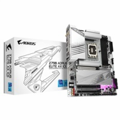 GIGABYTE MB Sc LGA1700 Z790 AORUS ELITE AX ICE, Intel Z79...