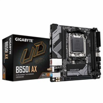 GIGABYTE MB Sc AM5 B650I AX, AMD B650, 2xDDR5, 1xDP, 1xHD...