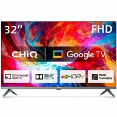 CHiQ  FHD QLED TV 32" L32QM8T Google TV záruka 2+2 roky